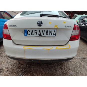 Recambio de paragolpes trasero para skoda rapid ambition referencia OEM IAM 5JH807421B  