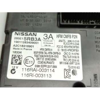 Recambio de modulo electronico para nissan micra v (k14) tekna referencia OEM IAM 285E15RB3A  