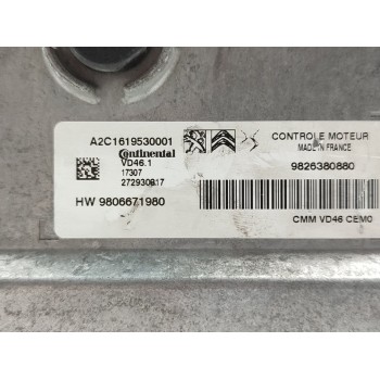 Recambio de centralita motor uce para peugeot 3008 gt line referencia OEM IAM 9806671980  