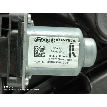 Recambio de elevalunas trasero derecho para hyundai i30 (pd) essence referencia OEM IAM 83481G4000  