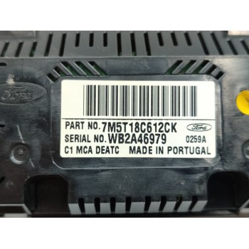 Recambio de mando climatizador para ford kuga (cbv) titanium referencia OEM IAM 7M5T18C612CK  