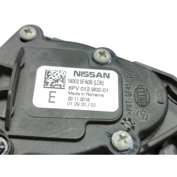 Recambio de potenciometro pedal para nissan micra v (k14) tekna referencia OEM IAM 180025FA0B  