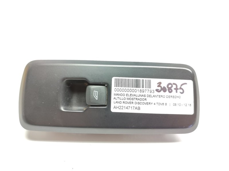 Recambio de mando elevalunas delantero derecho para land rover discovery 4 tdv6 s referencia OEM IAM AH2214717AB  