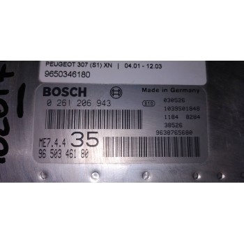 Recambio de centralita motor uce para peugeot 307 (s1) xn referencia OEM IAM 9650346180  