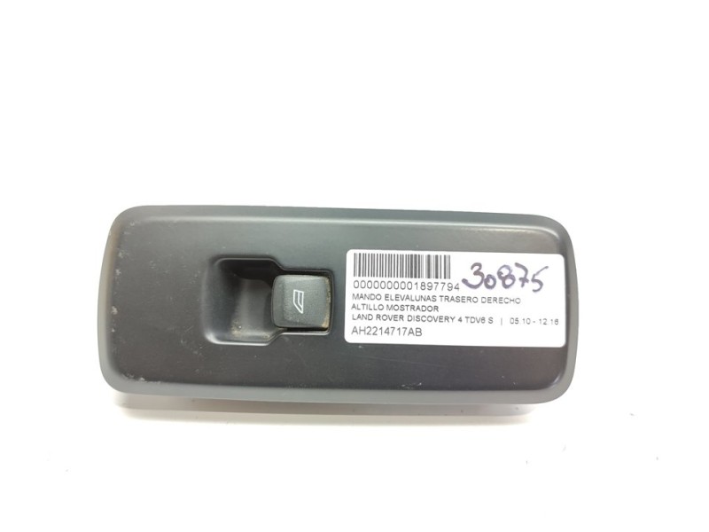 Recambio de mando elevalunas trasero derecho para land rover discovery 4 tdv6 s referencia OEM IAM AH2214717AB  