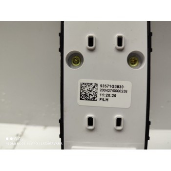 Recambio de mando elevalunas delantero izquierdo para hyundai i30 (pd) essence referencia OEM IAM 93571G3030  