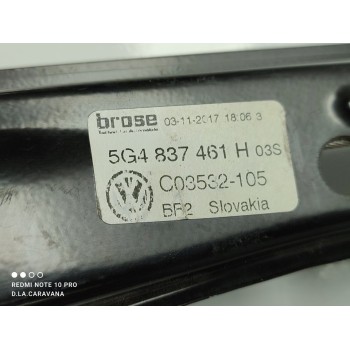 Recambio de elevalunas delantero izquierdo para volkswagen golf vii lim. (bq1) advance referencia OEM IAM 5G4837461H  