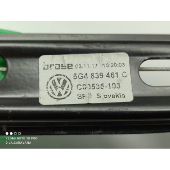 Recambio de elevalunas trasero izquierdo para volkswagen golf vii lim. (bq1) advance referencia OEM IAM 5G4839461C  