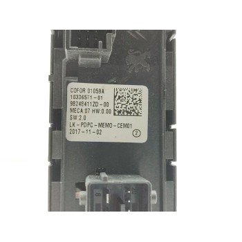 Recambio de mando elevalunas delantero izquierdo para peugeot 3008 gt line referencia OEM IAM 98248411ZD  