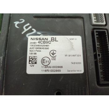 Recambio de caja reles / fusibles para nissan qashqai (j11) referencia OEM IAM 284B14CB9C  