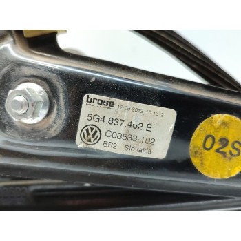 Recambio de elevalunas delantero derecho para volkswagen golf vii lim. sport by r-line bluemotion referencia OEM IAM 5G4837462E 