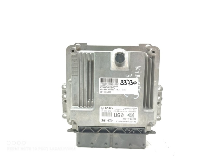 Recambio de centralita motor uce para kia cee´d business referencia OEM IAM 391402A800  