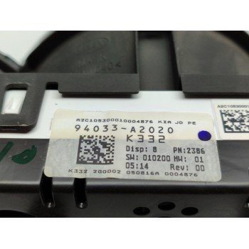 Recambio de cuadro instrumentos para kia cee´d business referencia OEM IAM 94033A2020  