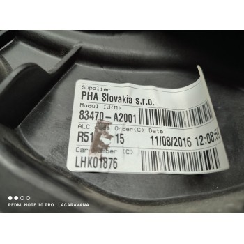 Recambio de elevalunas trasero izquierdo para kia cee´d business referencia OEM IAM 83470A2001  