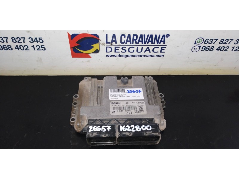 Recambio de centralita motor uce para opel astra h berlina cosmo referencia OEM IAM 55556829  