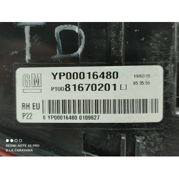 Recambio de piloto trasero derecho interior para opel grandland x selective referencia OEM IAM 81670201  