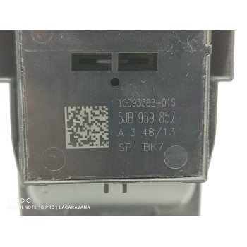 Recambio de mando elevalunas delantero izquierdo para skoda rapid active referencia OEM IAM 5JB959857  