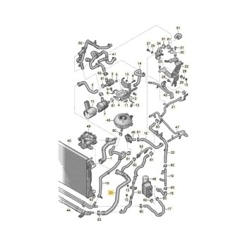 Recambio de tubo para audi q5 (fyb) 50 tfsi e quattro advanced referencia OEM IAM 80A122055DJ  