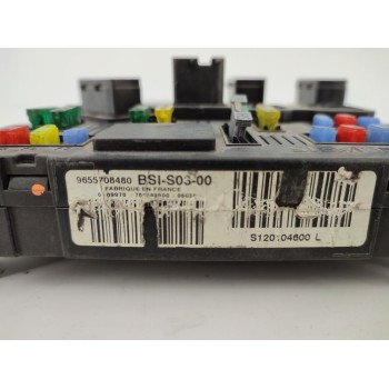 Recambio de caja reles / fusibles para peugeot 407 2.0 16v hdi fap cat (rhr / dw10bted4) referencia OEM IAM 9655708480  