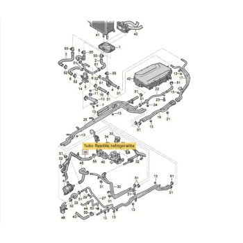 Recambio de tubo para audi q5 (fyb) 50 tfsi e quattro advanced referencia OEM IAM 80A122448AQ  