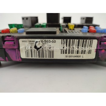 Recambio de caja reles / fusibles para peugeot 407 st confort referencia OEM IAM 9655708480  