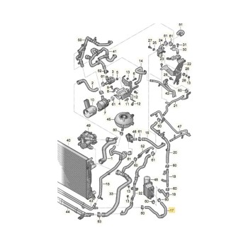 Recambio de tubo para bmw serie 3 berlina (e46) 320d referencia OEM IAM 80A819332AC  