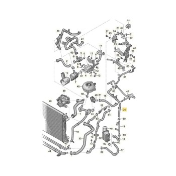 Recambio de tubo para audi q5 (fyb) 50 tfsi e quattro advanced referencia OEM IAM 80A819350AN  