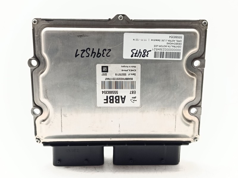 Recambio de centralita motor uce para opel astra j lim. selective referencia OEM IAM 55588354  