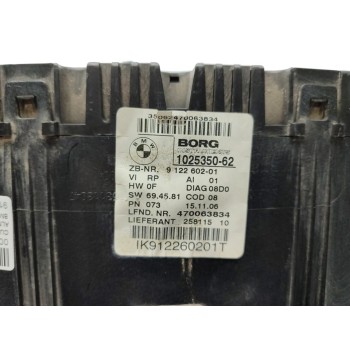 Recambio de cuadro instrumentos para bmw serie 3 berlina (e90) 320d referencia OEM IAM 912260201  