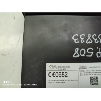 Recambio de modulo electronico para peugeot 508 gt line referencia OEM IAM 9801695280  