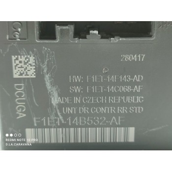 Recambio de modulo confort para ford focus lim. black&red referencia OEM IAM F1ET14B532AF  