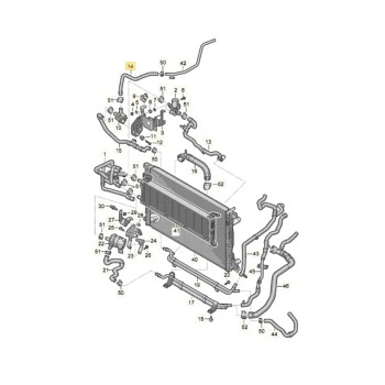 Recambio de tubo para audi q5 (fyb) 50 tfsi e quattro advanced referencia OEM IAM 80A819372AA  