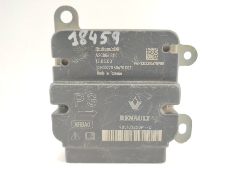 Recambio de centralita airbag para dacia dokker ambiance referencia OEM IAM 985103258R  