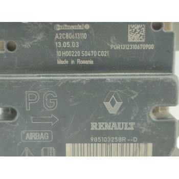 Recambio de centralita airbag para dacia dokker ambiance referencia OEM IAM 985103258R  