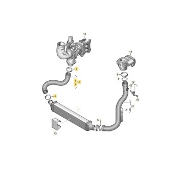 Recambio de tubo para audi q5 (fyb) 50 tfsi e quattro advanced referencia OEM IAM 80A145738L  