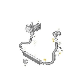 Recambio de tubo para audi q5 (fyb) 50 tfsi e quattro advanced referencia OEM IAM 80A145673H  