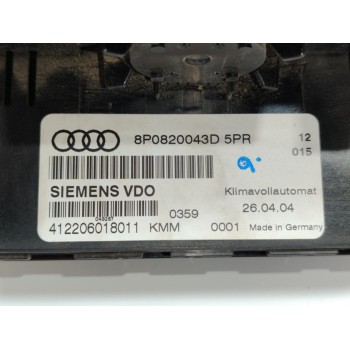 Recambio de mando climatizador para audi a3 (8p) 2.0 tdi ambiente referencia OEM IAM 8P0820043D  