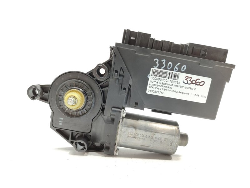 Recambio de motor elevalunas trasero derecho para seat exeo berlina (3r2) reference referencia OEM IAM 0130821766  
