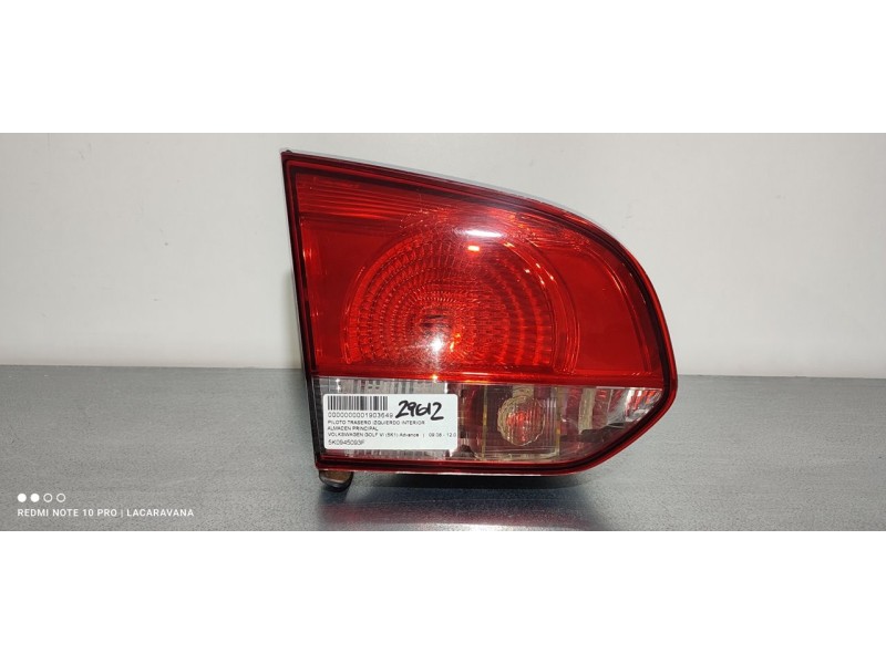 Recambio de piloto trasero izquierdo interior para volkswagen golf vi (5k1) advance referencia OEM IAM 5K0945093F  