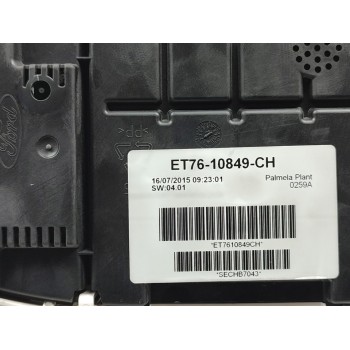 Recambio de cuadro instrumentos para ford transit courier trend referencia OEM IAM ET7610849CH  