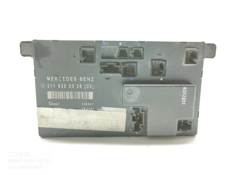 Recambio de modulo electronico para mercedes-benz clase e (w211) berlina e 320 cdi (211.026) referencia OEM IAM 2118200326  