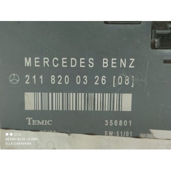 Recambio de modulo electronico para mercedes-benz clase e (w211) berlina e 320 cdi (211.026) referencia OEM IAM 2118200326  