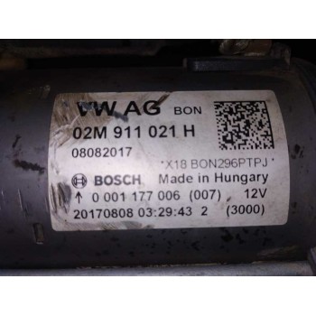 Recambio de motor arranque para volkswagen polo (6c1) 1.0 referencia OEM IAM 02M911021H  
