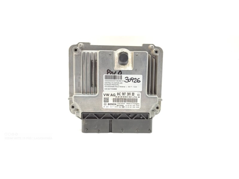Recambio de centralita motor uce para volkswagen polo advance referencia OEM IAM 04C907309BB  