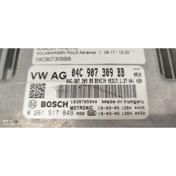 Recambio de centralita motor uce para volkswagen polo advance referencia OEM IAM 04C907309BB  