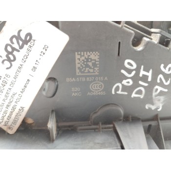 Recambio de cerradura puerta delantera izquierda para volkswagen polo advance referencia OEM IAM 5TB837015A  