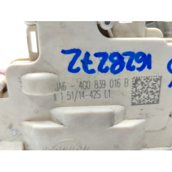 Recambio de cerradura puerta trasera derecha para audi a3 (8v) ambiente referencia OEM IAM 4G0839016B  