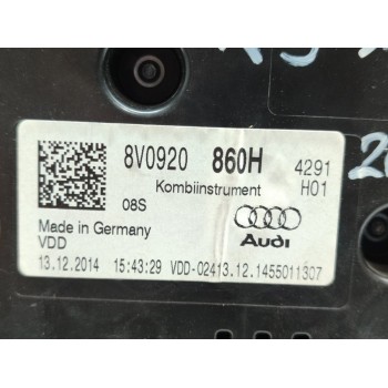 Recambio de cuadro instrumentos para audi a3 (8v) ambiente referencia OEM IAM 8V0920860H  