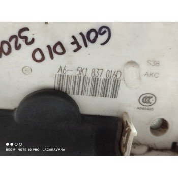 Recambio de cerradura puerta delantera derecha para volkswagen golf vi (5k1) advance referencia OEM IAM 5K1837016D  