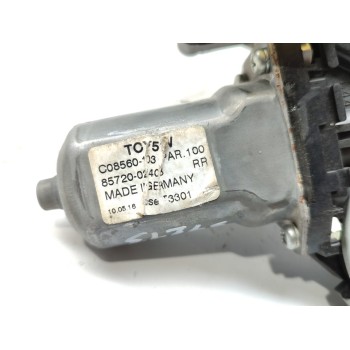 Recambio de motor elevalunas trasero derecho para toyota auris hybrid active referencia OEM IAM 8570202020  